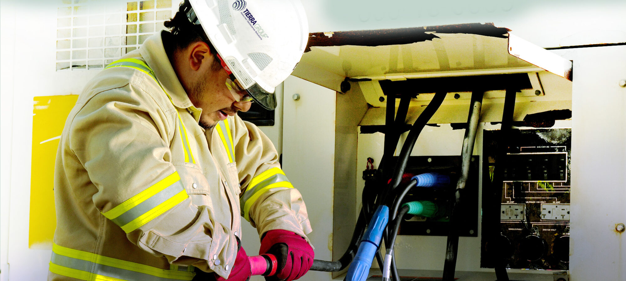 Man Working With Electronics